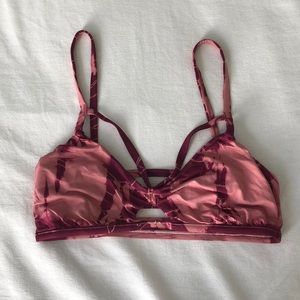 Blue Life Tie Dye Bikini Top